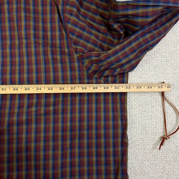 Duluth Trading Company Shirt Wrinkle Fighter Men's 4XL Button Down Red Plaid - Picture 5 of 8